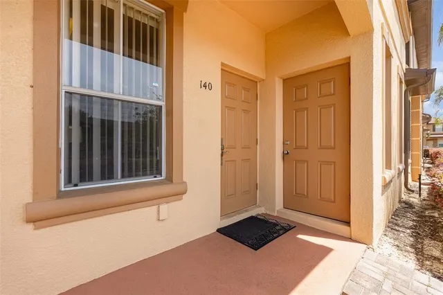 a view of an entryway door