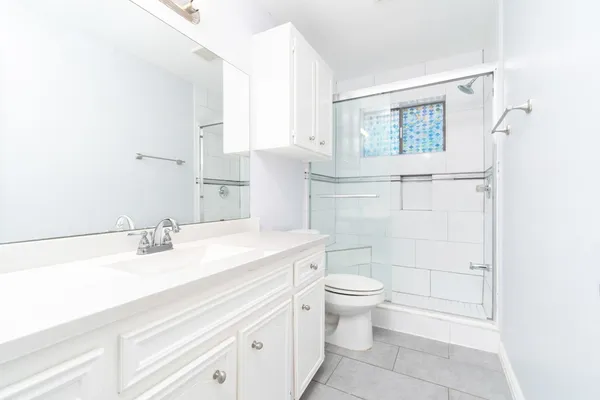 a room with toys and flowers in it