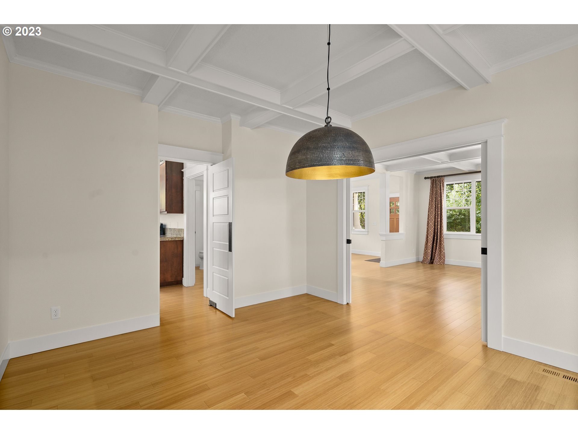 3917 Southwest Stephenson Street Portland, OR 97219 - Photo 12 of 34 a view of an empty room and window