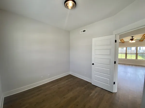 wooden floor in an empty room