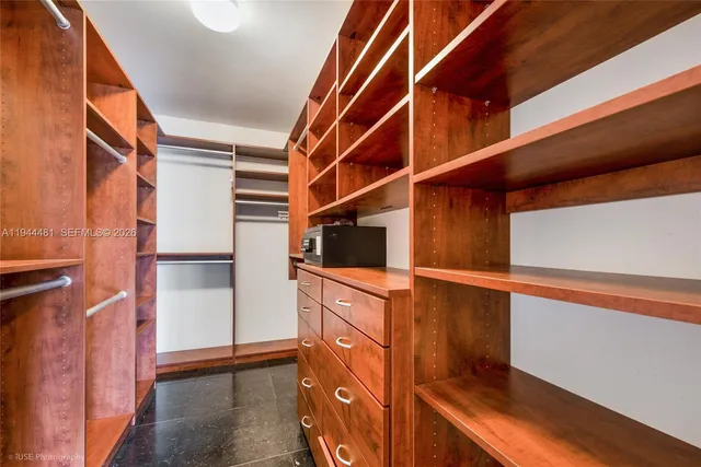 a view of walk in closet