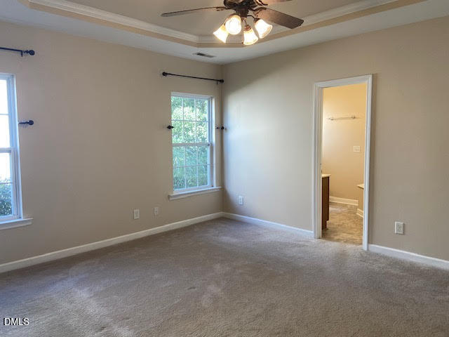 Undisclosed Address Raleigh, NC 27610 - Photo 6 of 14 Primary Bed Rm w/Tray ceiling and His/Her Closets