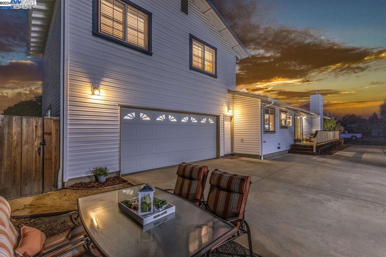 a outdoor space view with a sitting space