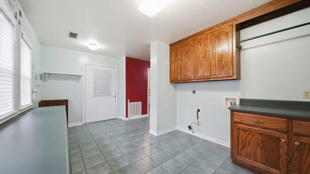 a view of storage and utility room