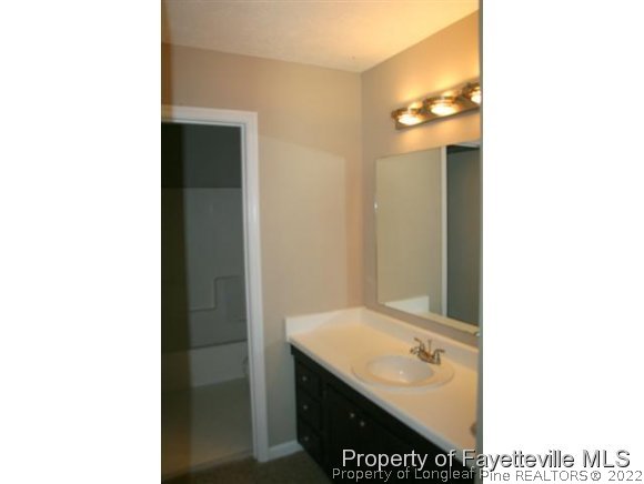 5212 Rockingham Road Fayetteville, NC 28311 - Photo 10 of 19 a bathroom with a sink and a mirror