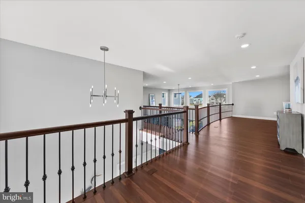 a view of a lake with a big yard