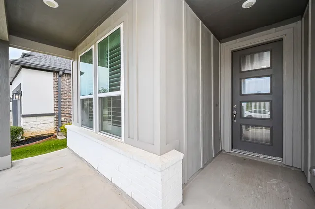 a view of front door of house