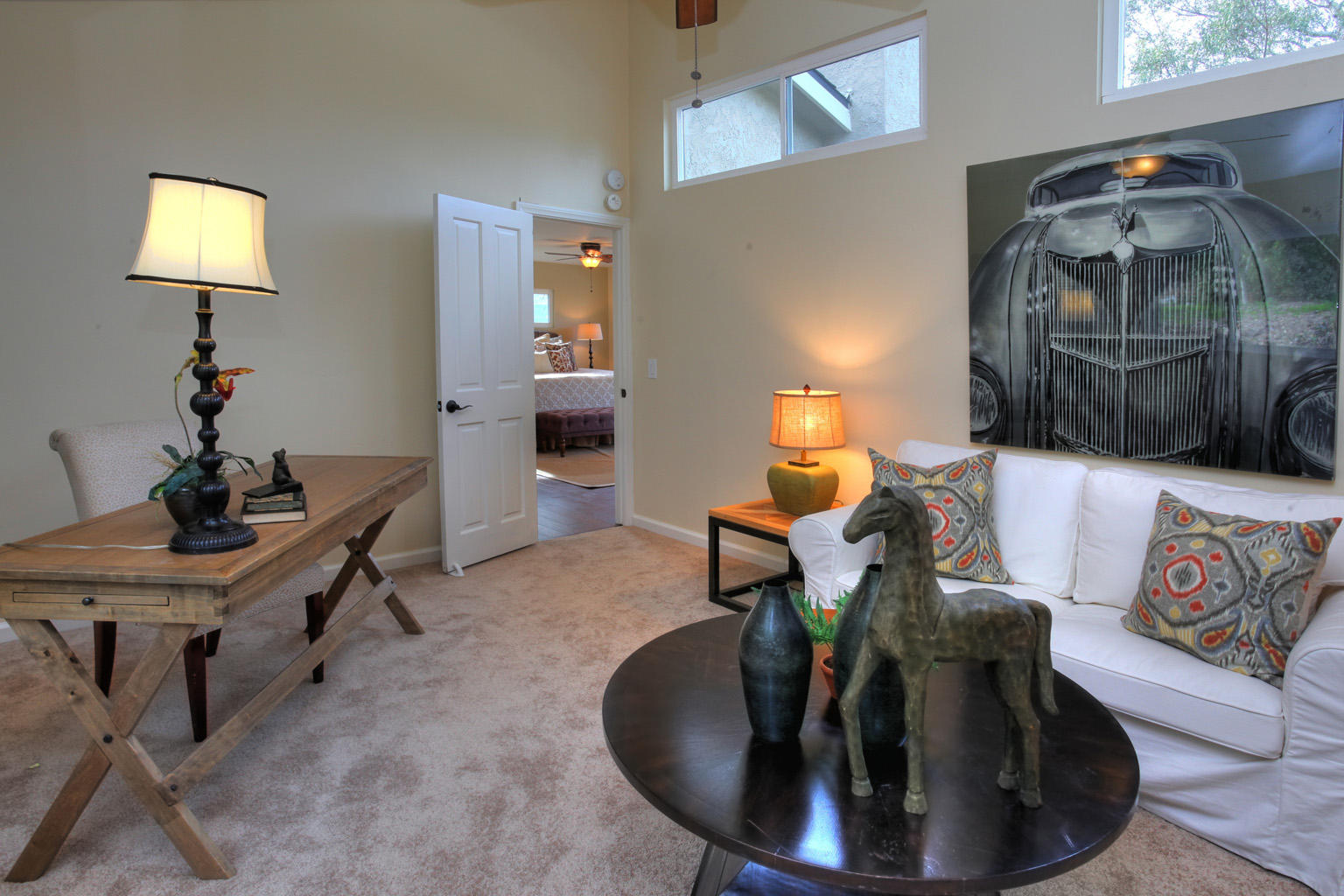 75 Canon View Road Santa Barbara, CA 93108 - Photo 17 of 31 a living room with furniture and a lamp