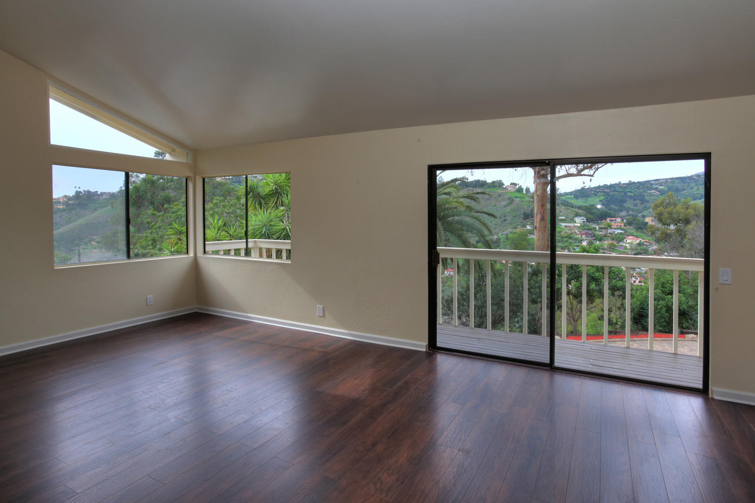 75 Canon View Road Santa Barbara, CA 93108 - Photo 24 of 31 wooden floor in an empty room with a window
