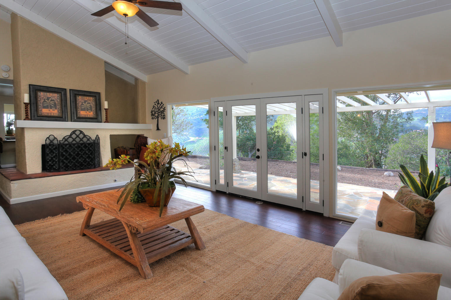 75 Canon View Road Santa Barbara, CA 93108 - Photo 8 of 31 a living room with furniture and a floor to ceiling window