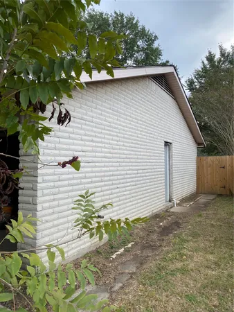 a backyard of a house