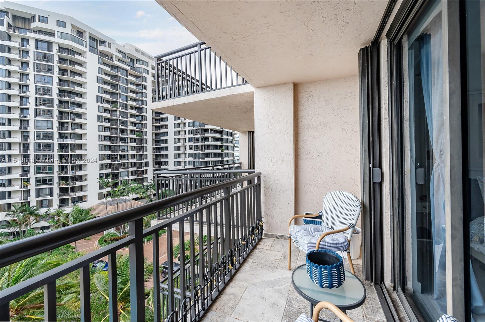 540 Brickell Key Drive, Unit 905 Miami, FL 33131 - Photo 23 of 43 a view of balcony with furniture
