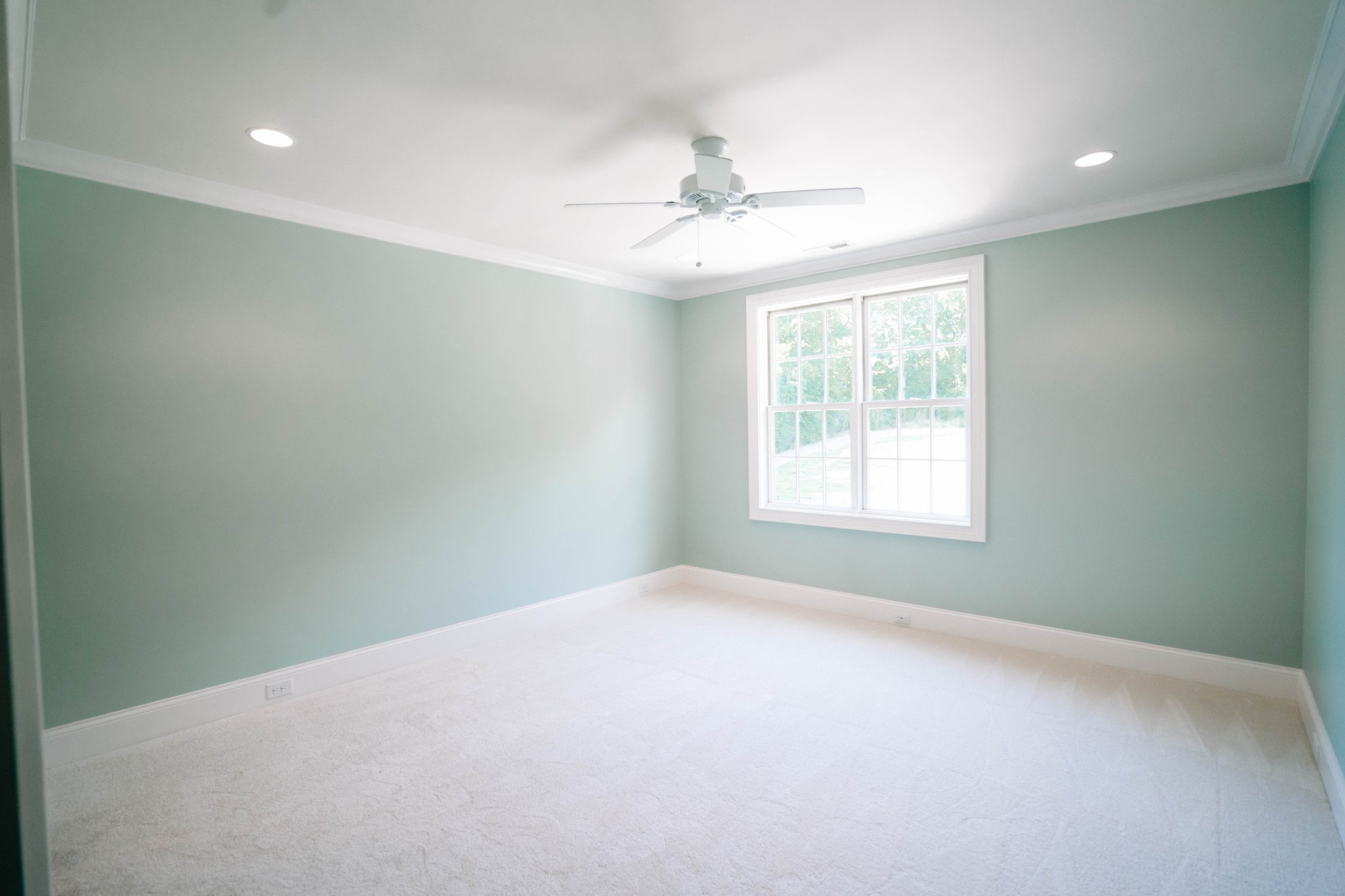 3290 Carl Road Franklin, TN 37064 - Photo 32 of 49 an empty room with windows and ceiling fan