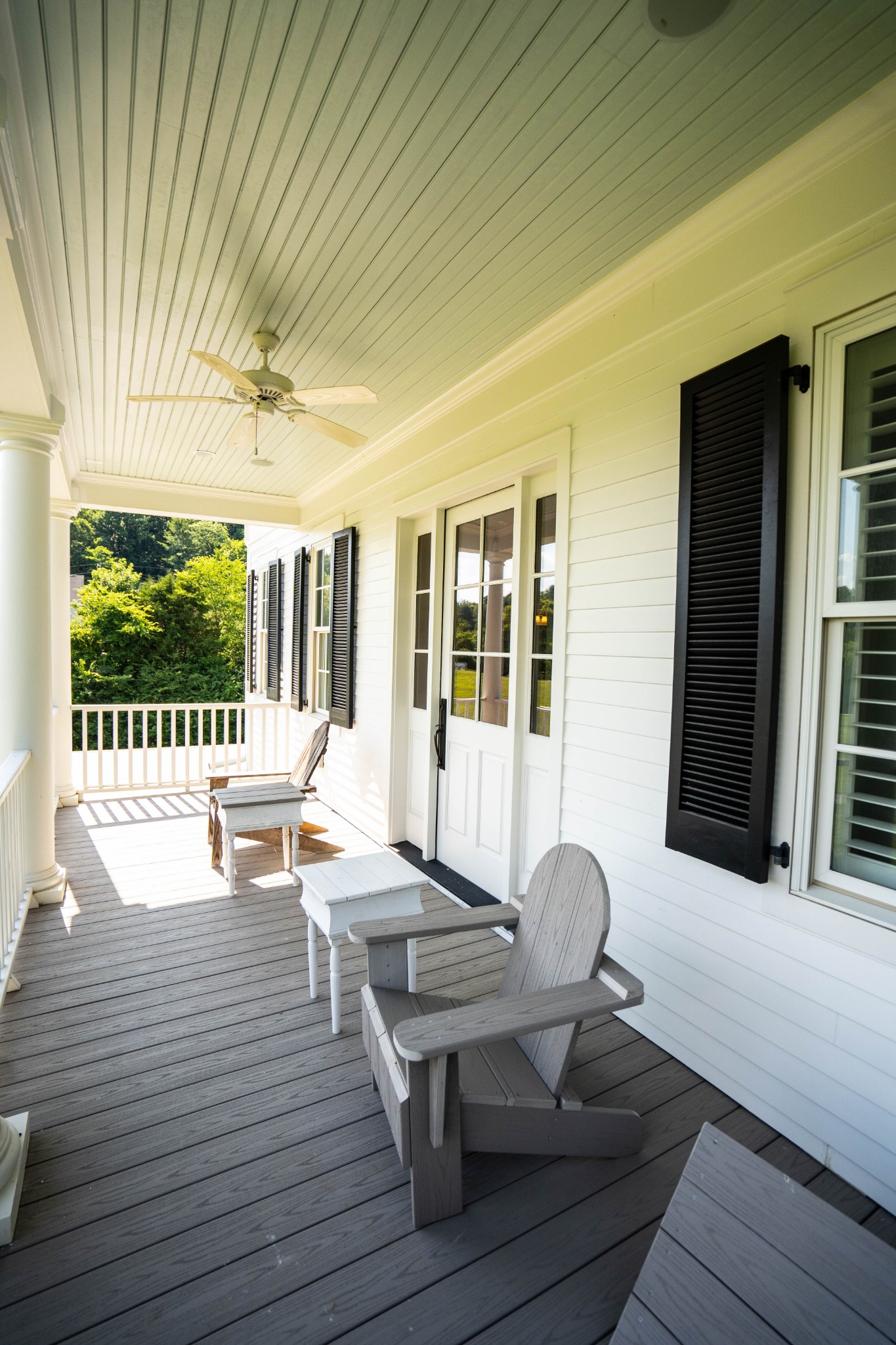 3290 Carl Road Franklin, TN 37064 - Photo 39 of 49 a view of a patio with table and chairs and potted plants