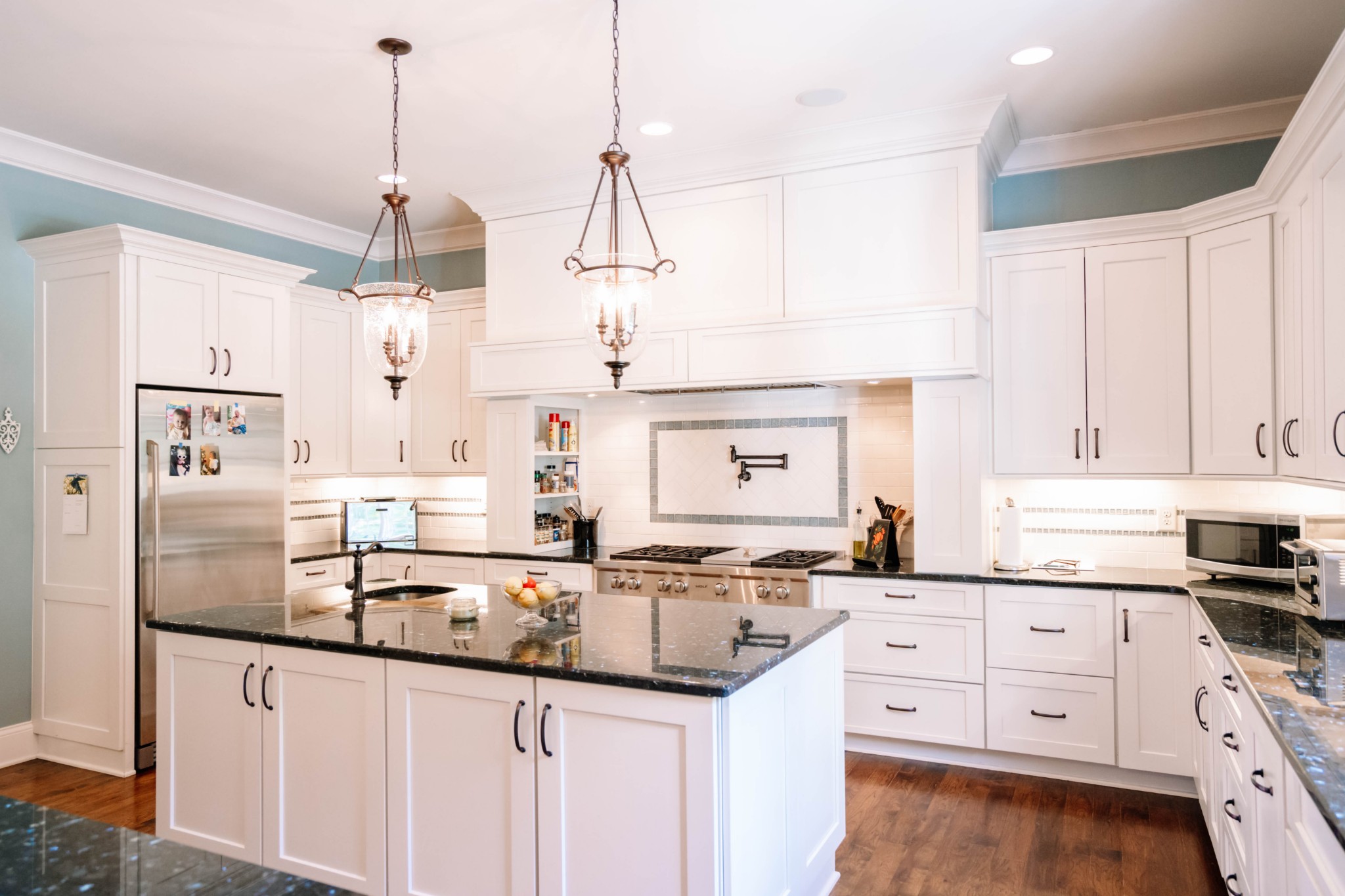 3290 Carl Road Franklin, TN 37064 - Photo 8 of 49 a kitchen with granite countertop a sink cabinets stainless steel appliances and a window