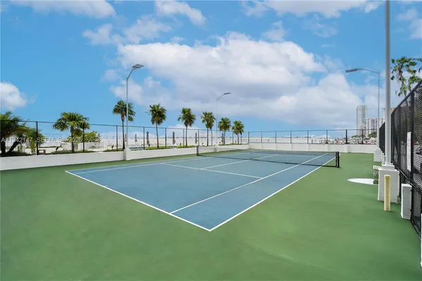 a view of a tennis court
