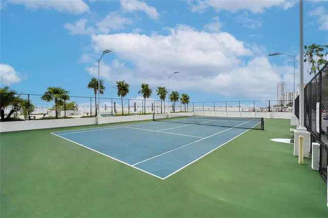 a view of a tennis court