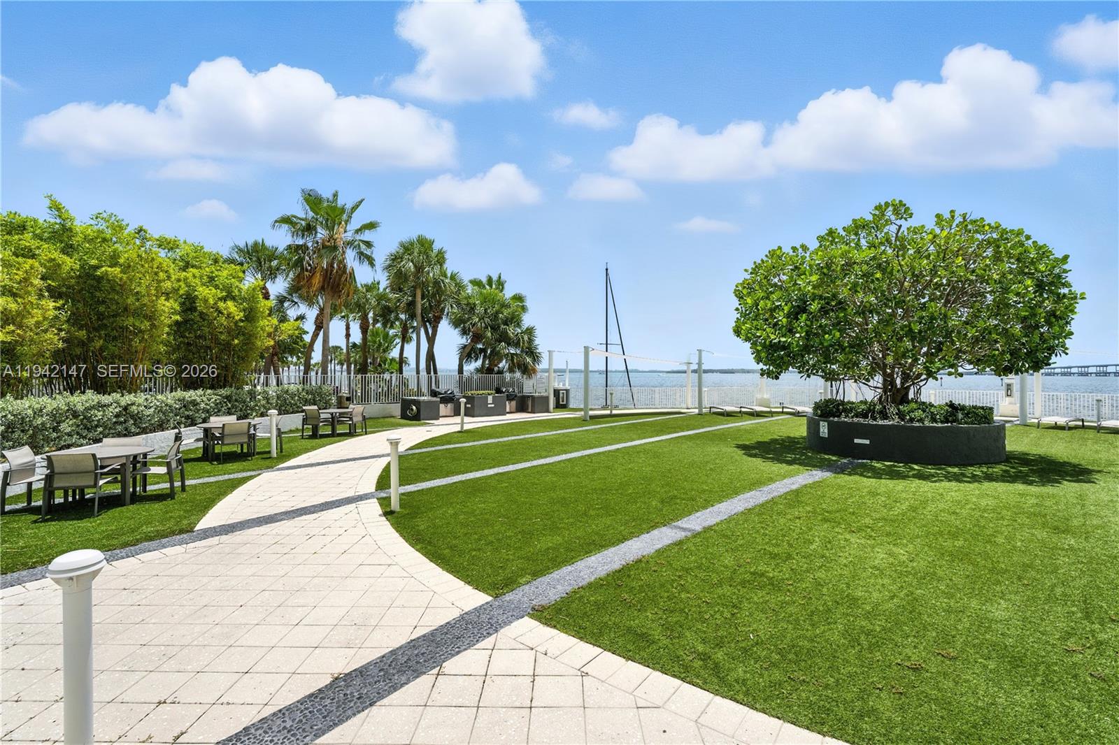 200 Southeast 15th Road, Unit 9I Miami, FL 33129 - Photo 20 of 24 a view of a garden with a fountain