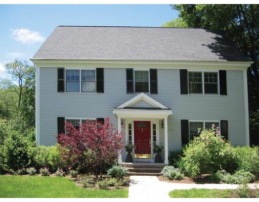 348 Weston Road Wellesley, MA 02482 - Photo 1 of 7 a front view of a house with garden