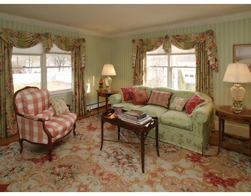 348 Weston Road Wellesley, MA 02482 - Photo 4 of 7 a living room with furniture and a large window