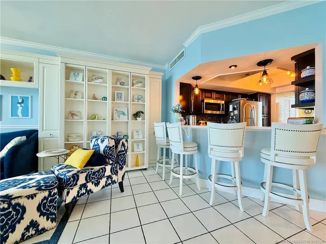 a view of an ocean from a balcony