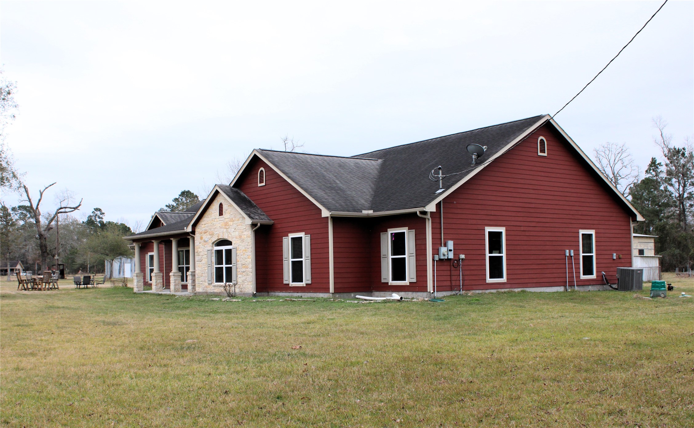 14620 Lyric Road Conroe, TX 77302 - Photo 31 of 43 a front view of house with yard and garage