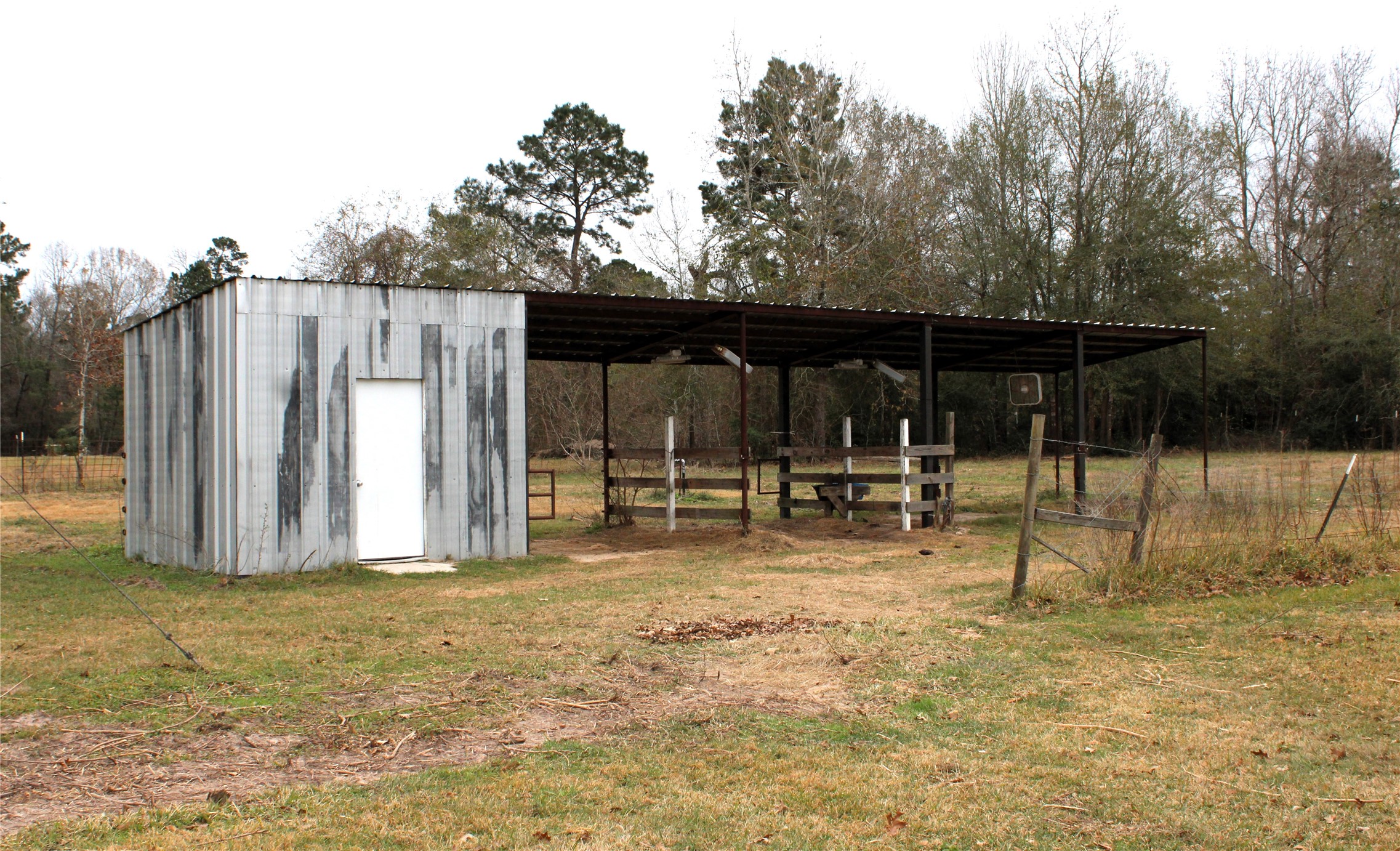 14620 Lyric Road Conroe, TX 77302 - Photo 41 of 43 a backyard of a house with table and chairs