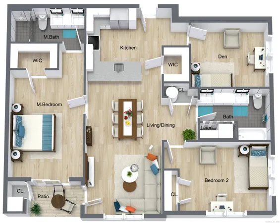 $3,150 | 48 Stony Hill Road, Unit D 207, Bethel, CT 06801