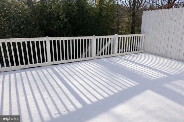a view of wooden deck