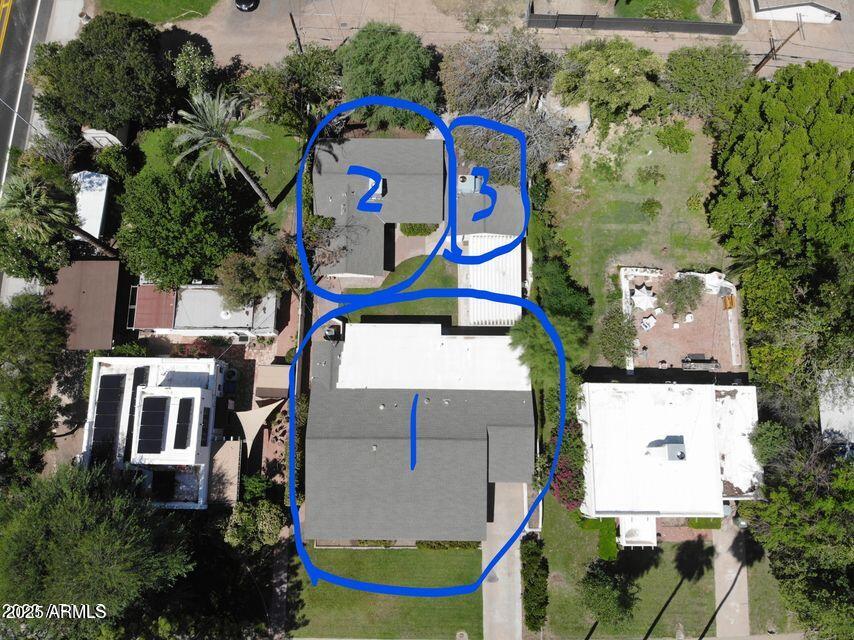 1224 South Maple Avenue Tempe, AZ 85281 - Photo 5 of 31 an aerial view of a house