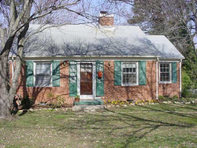 1836 Forest Road Durham, NC 27705 - Photo 1 of 1 All Sides Brick! Cute Cottage Style Home is Perfect Starter Near Duke. Exterior Front