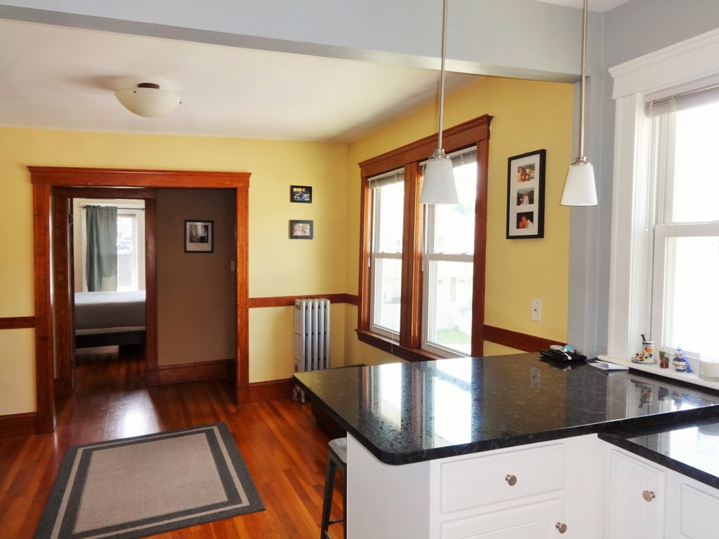 37 Everett Street, Unit 3 Waltham, MA 02453 - Photo 12 of 16 a view of kitchen living room