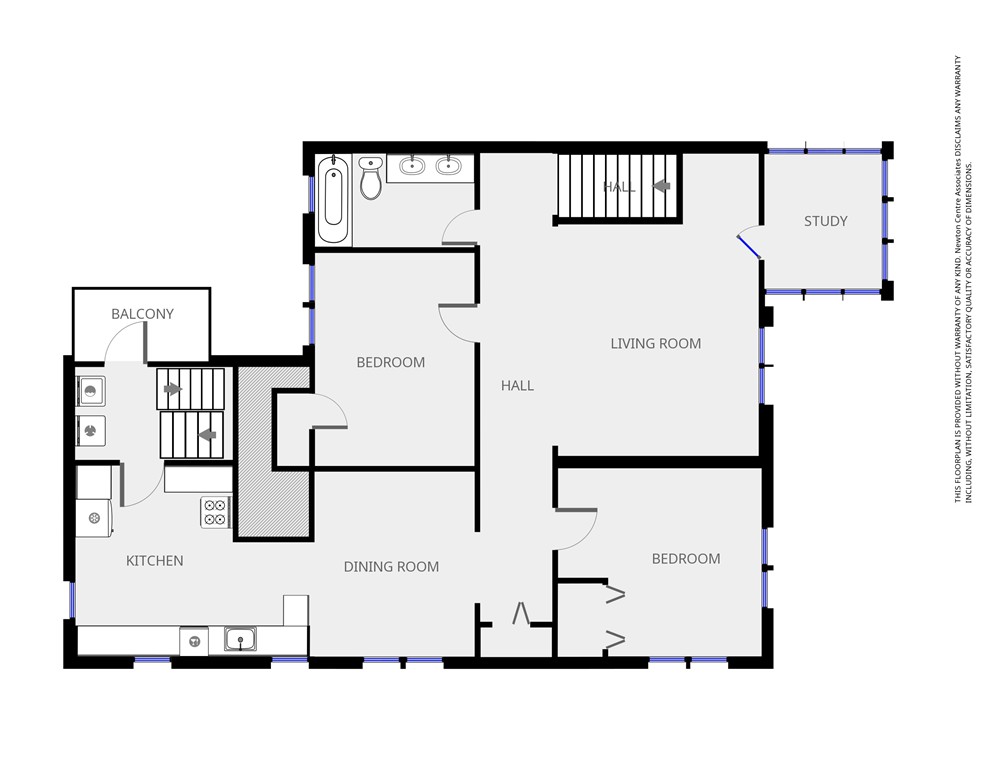 37 Everett Street, Unit 3 Waltham, MA 02453 - Photo 16 of 16 a black and white photo of a room