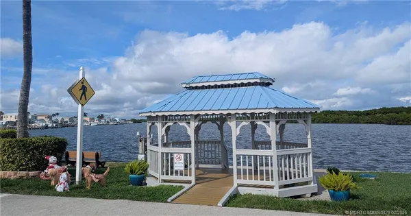 a view of a roof deck