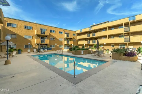 a view of a swimming pool