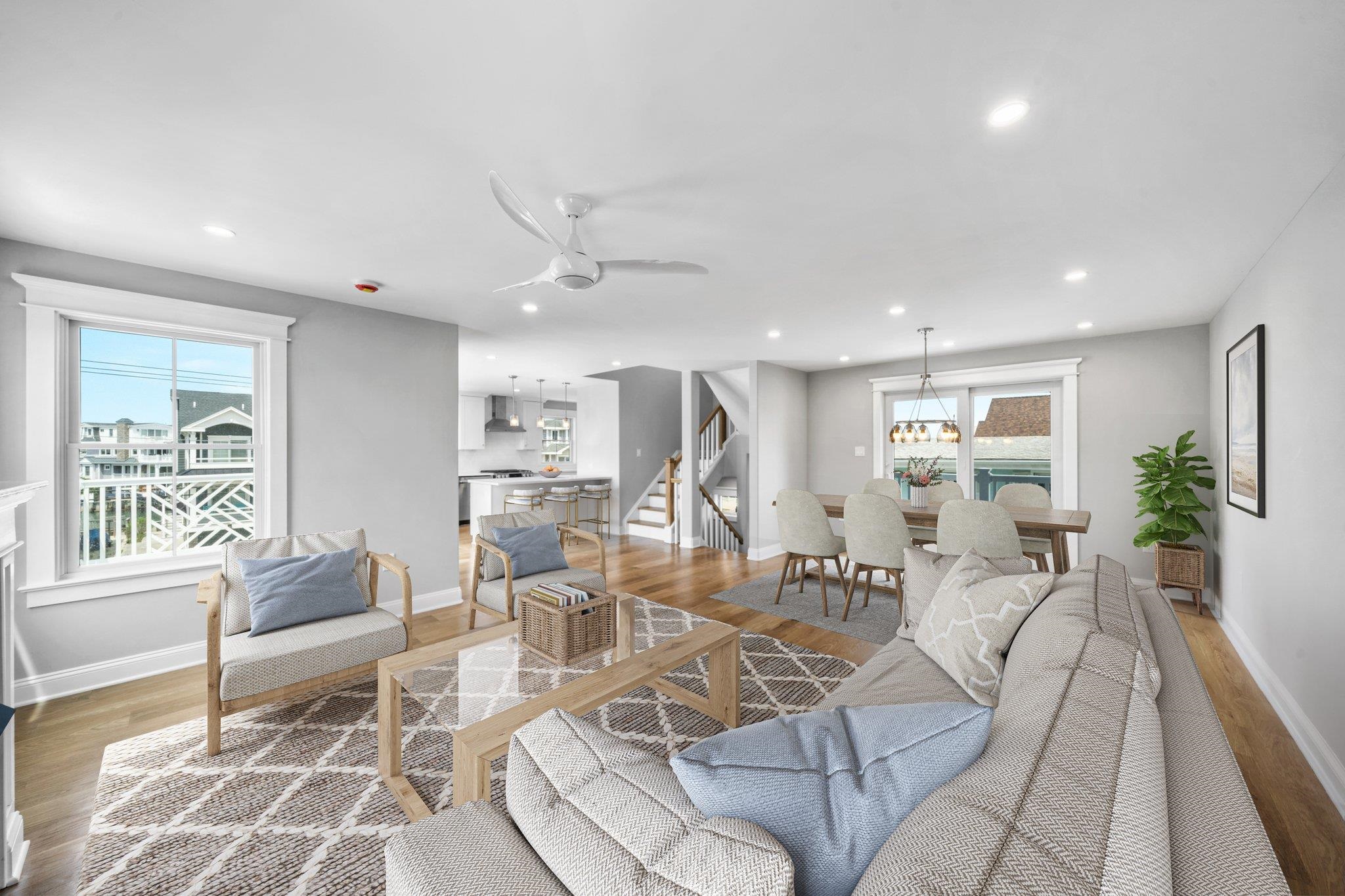 297 24th, Unit 297 Avalon, NJ 08202 - Photo 3 of 49 a view of a living room and dining room