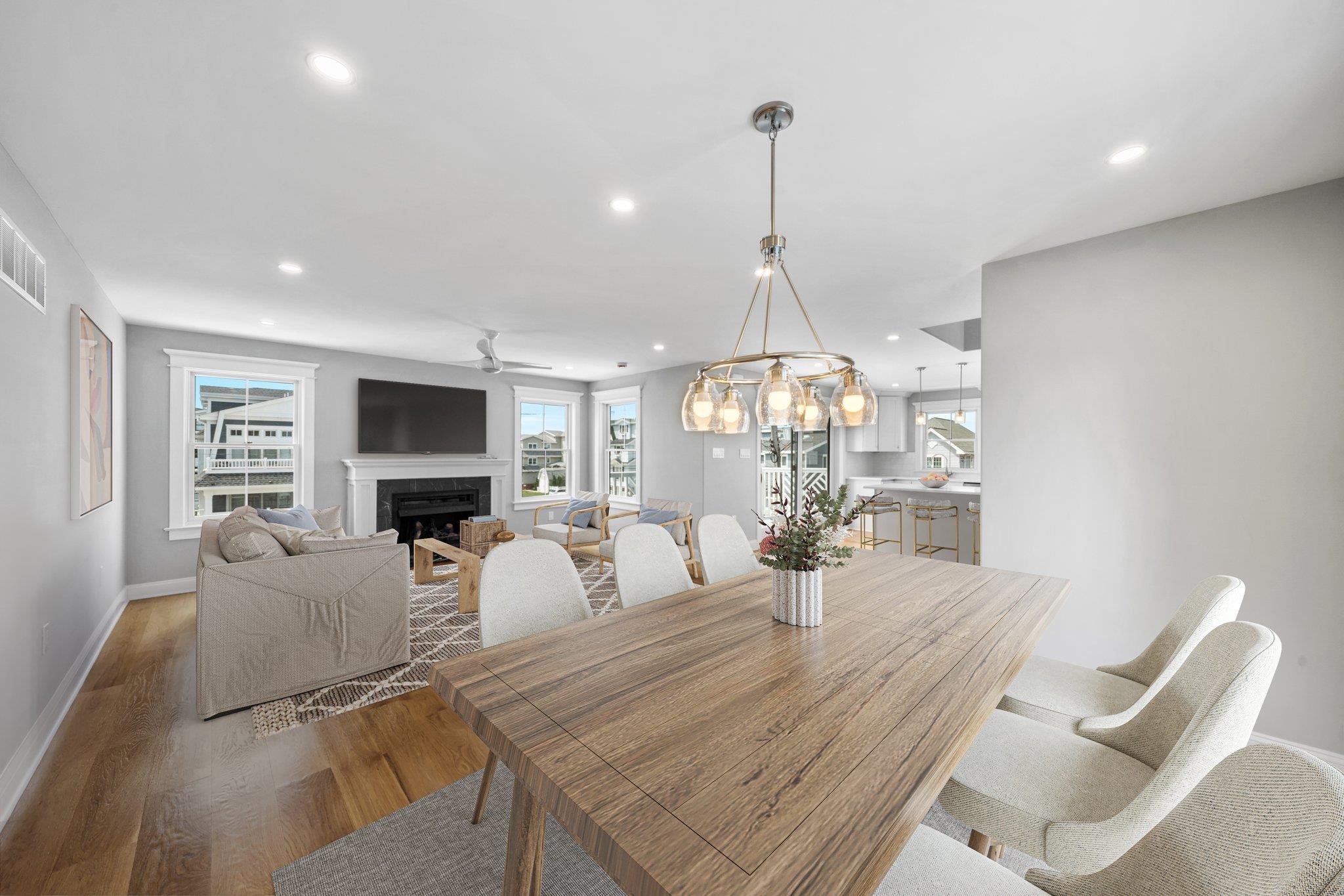 297 24th, Unit 297 Avalon, NJ 08202 - Photo 4 of 49 a view of a livingroom with furniture window and wooden floor