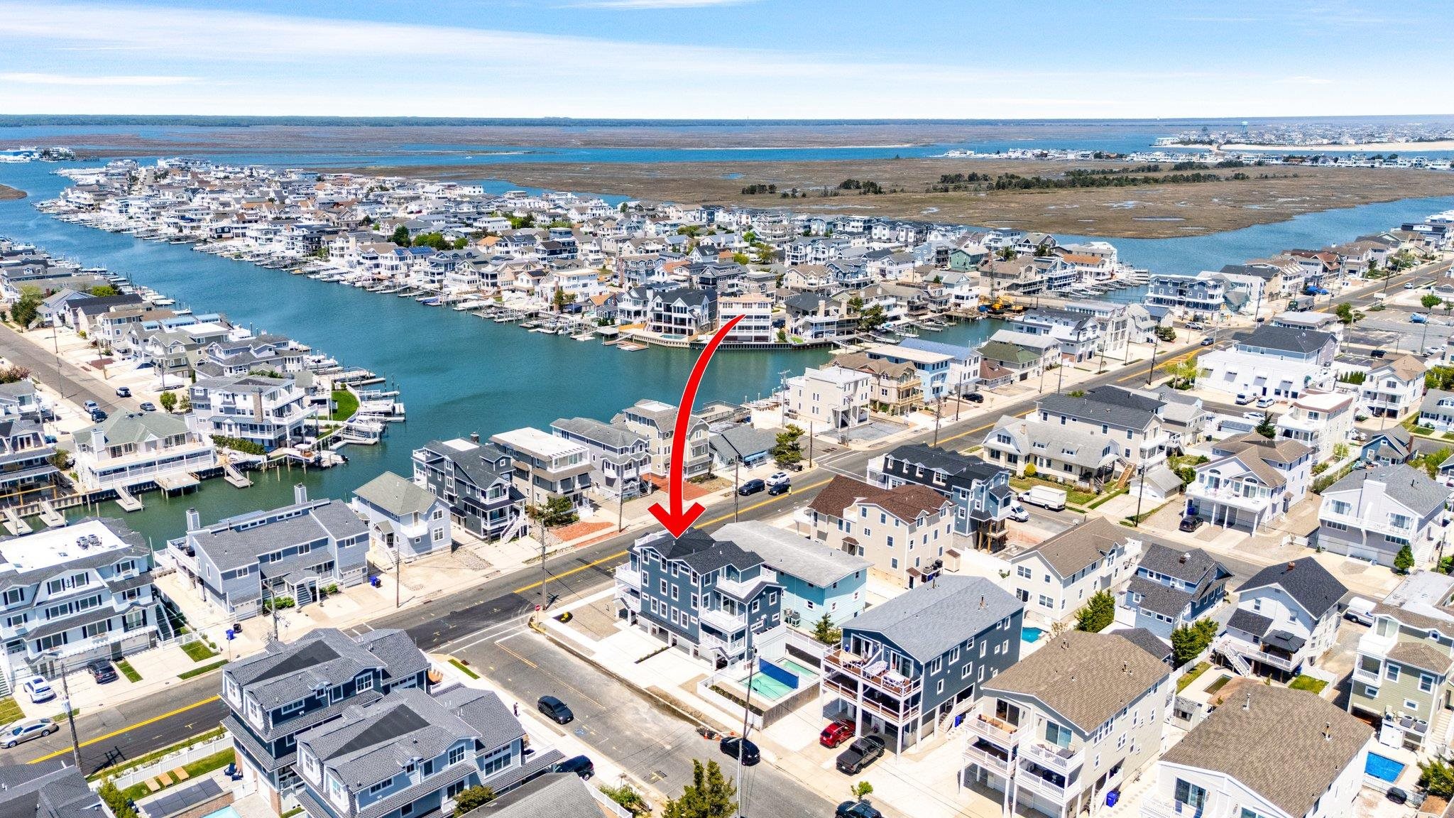 297 24th, Unit 297 Avalon, NJ 08202 - Photo 49 of 49 an aerial view of a city with ocean view