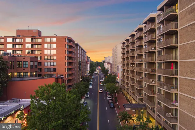 a view of a city with ocean view