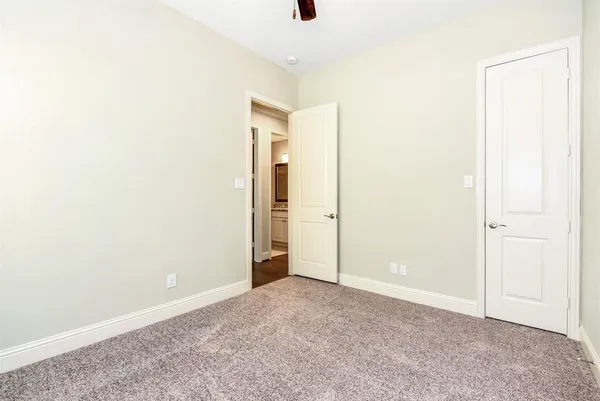 a view of an empty room