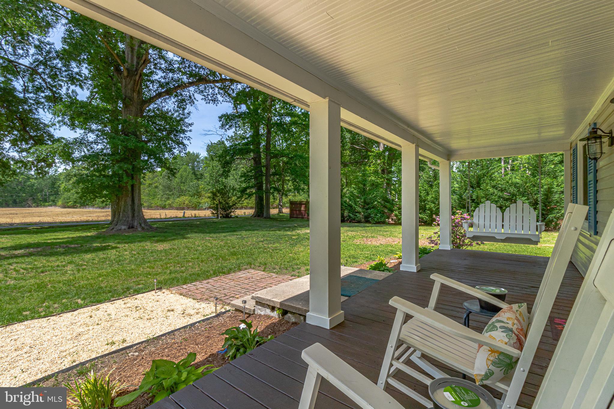76 Tucker Hill Road Kinsale, VA 22488 - Photo 18 of 43 a view of a patio with garden