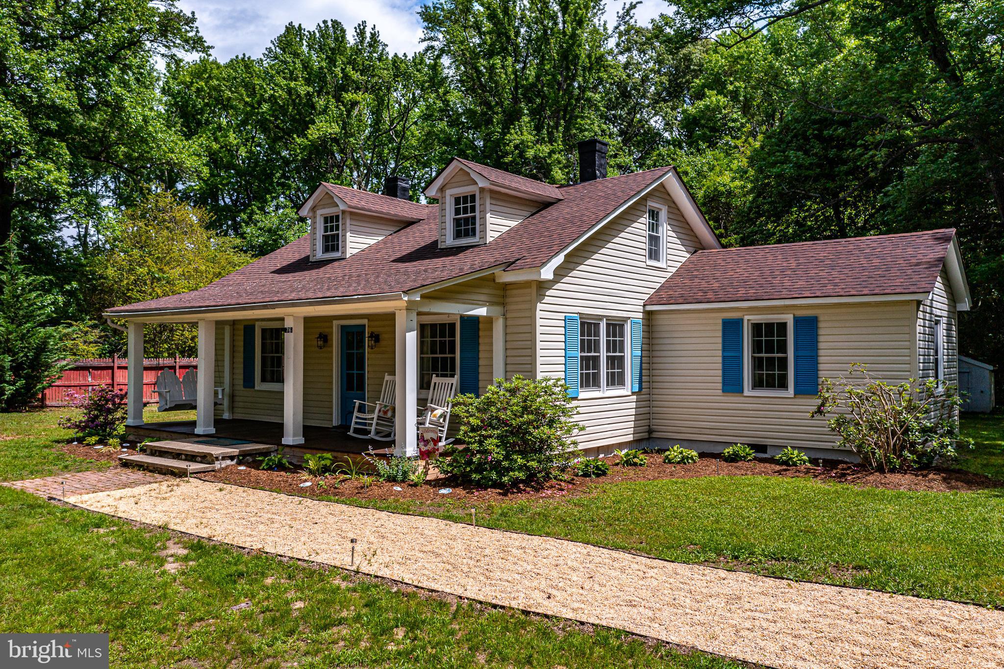 76 Tucker Hill Road Kinsale, VA 22488 - Photo 4 of 43 a front view of house with yard and green space