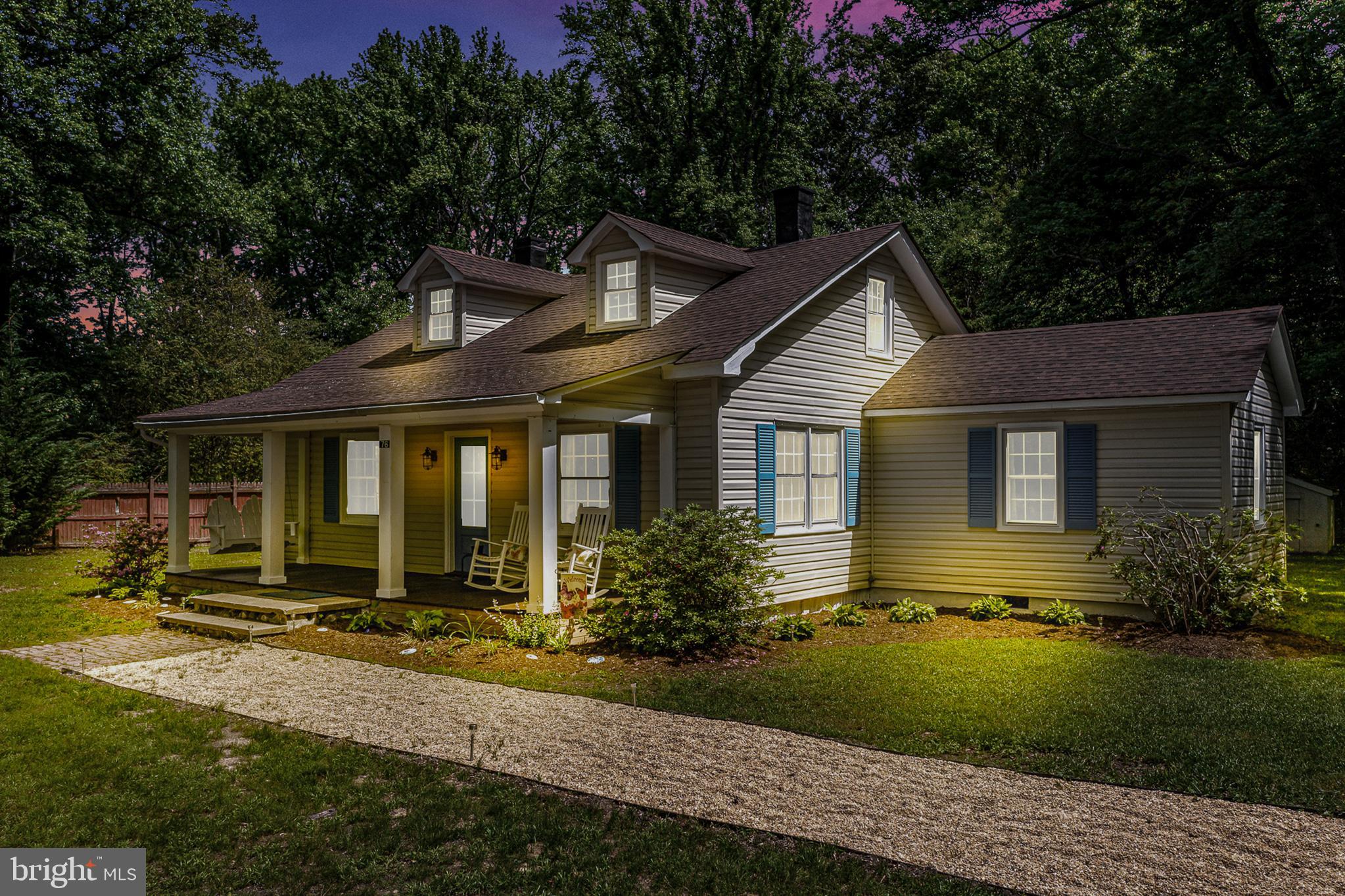 76 Tucker Hill Road Kinsale, VA 22488 - Photo 5 of 43 a front view of house with yard and green space