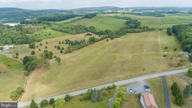 an aerial view of beach