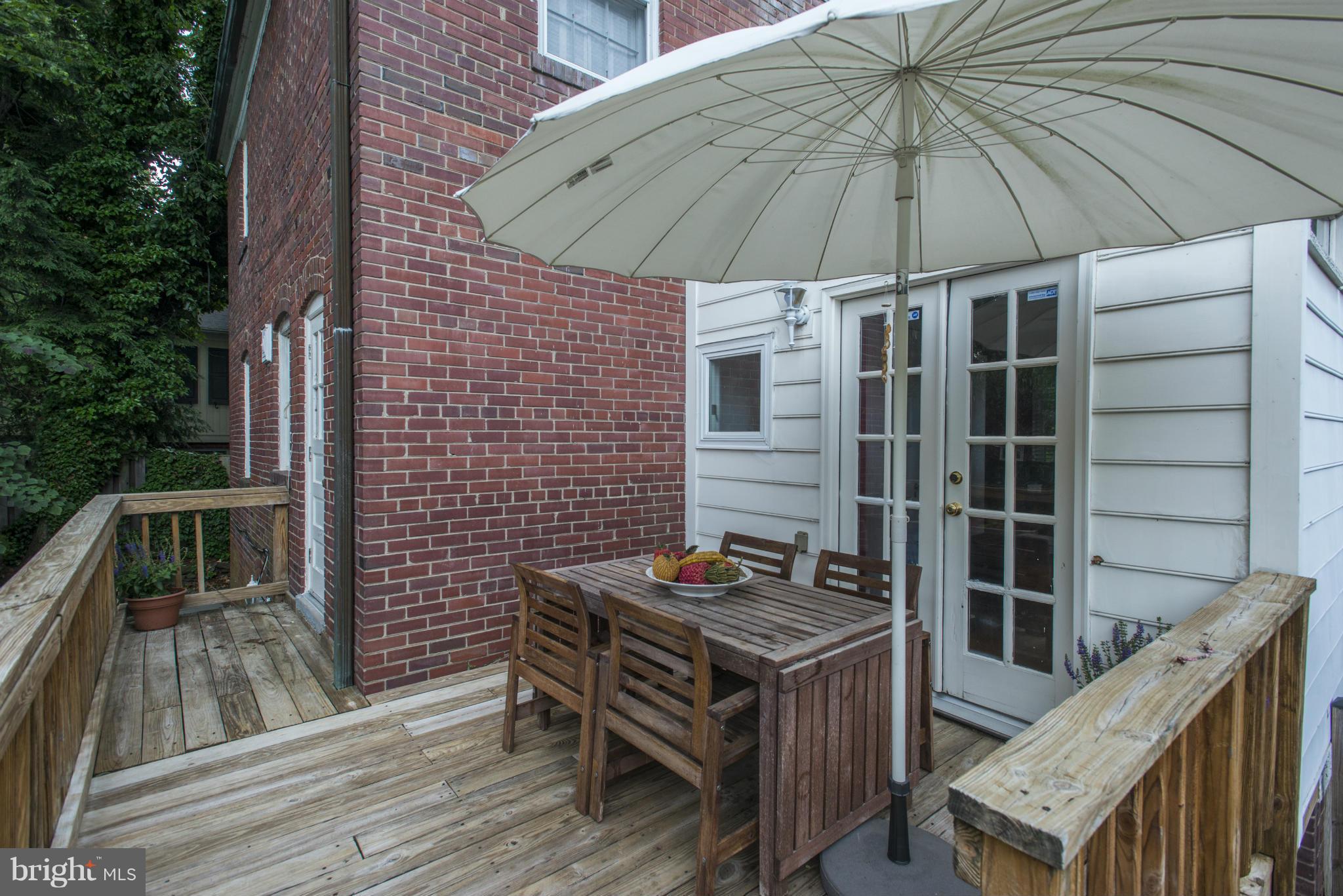 4625 Sedgwick Street Northwest Washington, DC 20016 - Photo 17 of 19 a balcony view with a seating space
