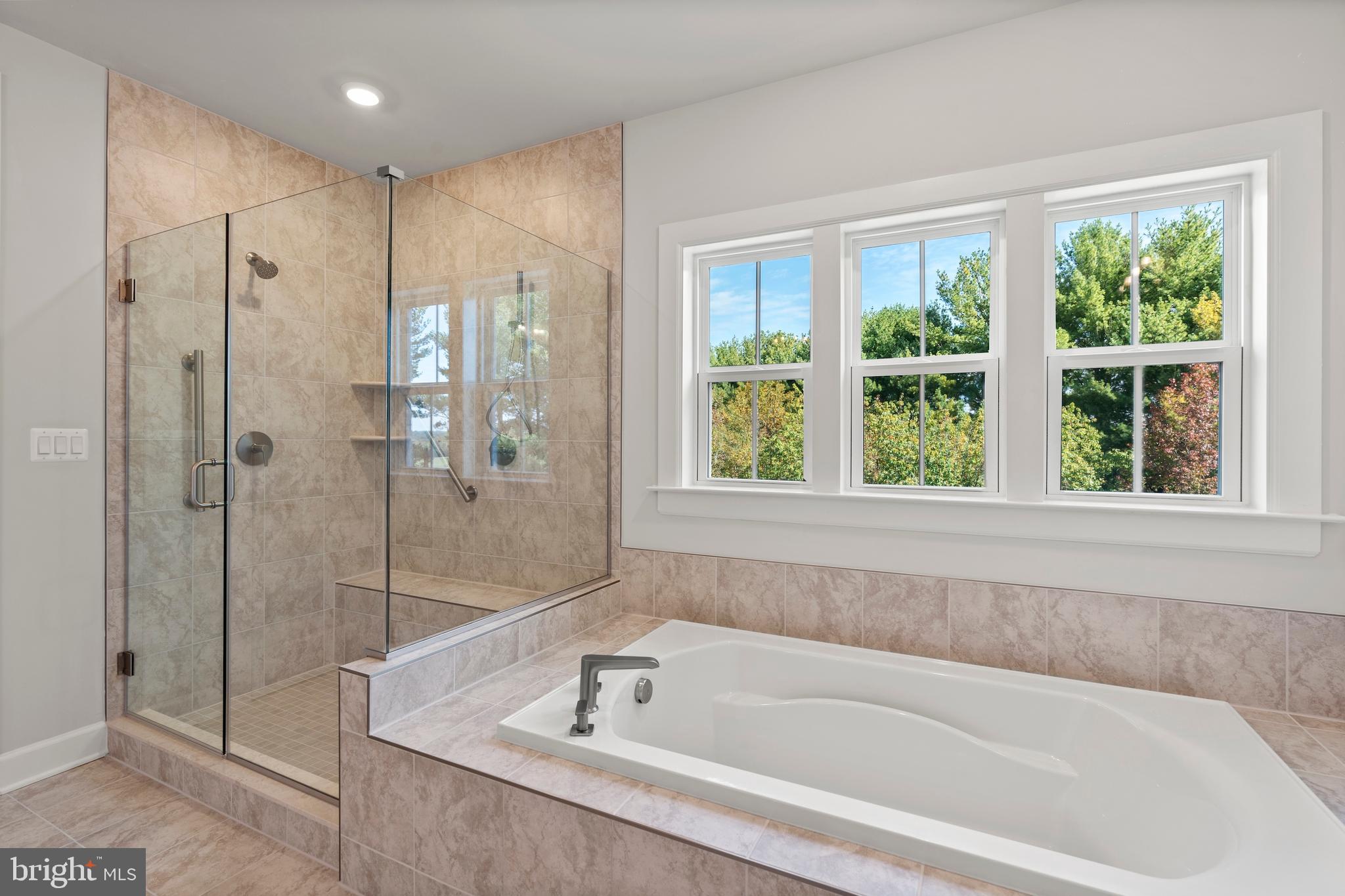 1448 Lavender Cliff Way Odenton, MD 21113 - Photo 85 of 94 a bathroom with a bathtub and shower