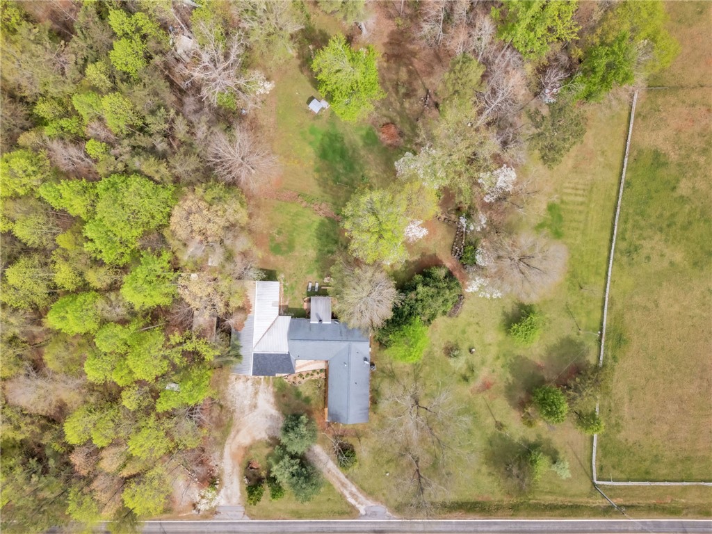 466 Whetstone Road Mountain Rest, SC 29664 - Photo 28 of 31 This elevated view captures the extensive grounds and lush surrounding trees.