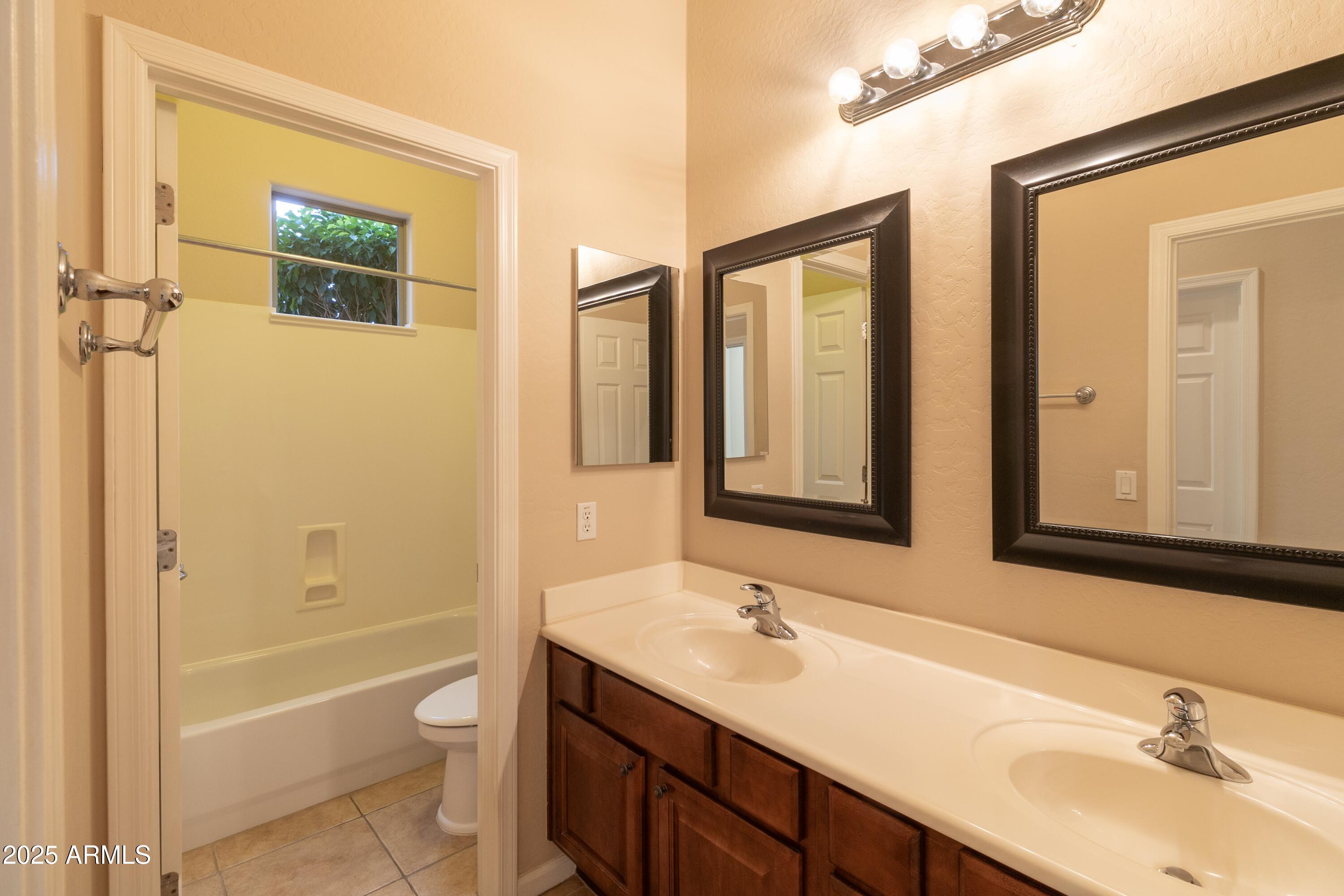 4241 East Andre Avenue Gilbert, AZ 85298 - Photo 23 of 39 a bathroom with a sink a toilet and shower