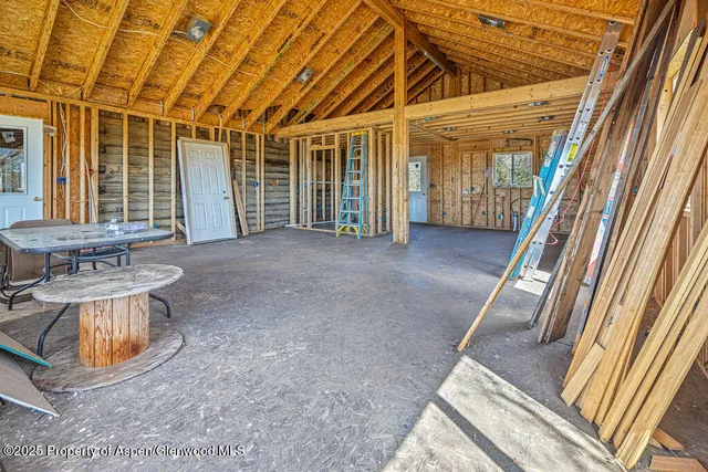 a view of a lake with a beach