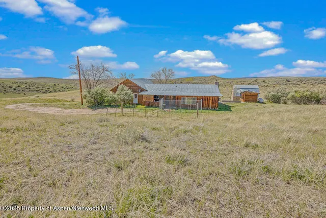 a backyard of a house